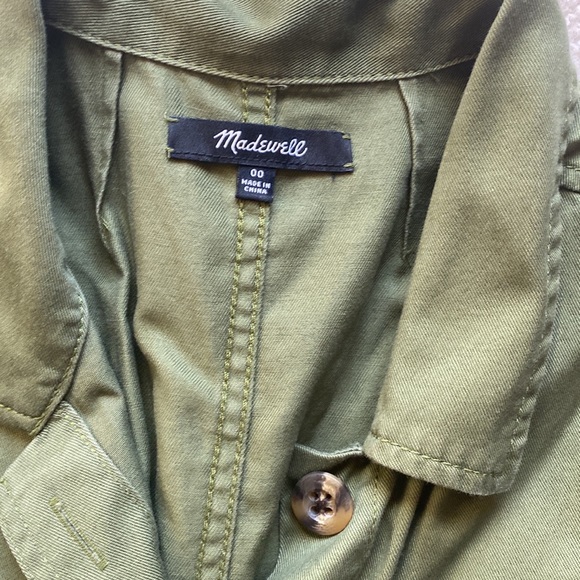 Madewell Army Green Jumpsuit - Picture 3 of 3